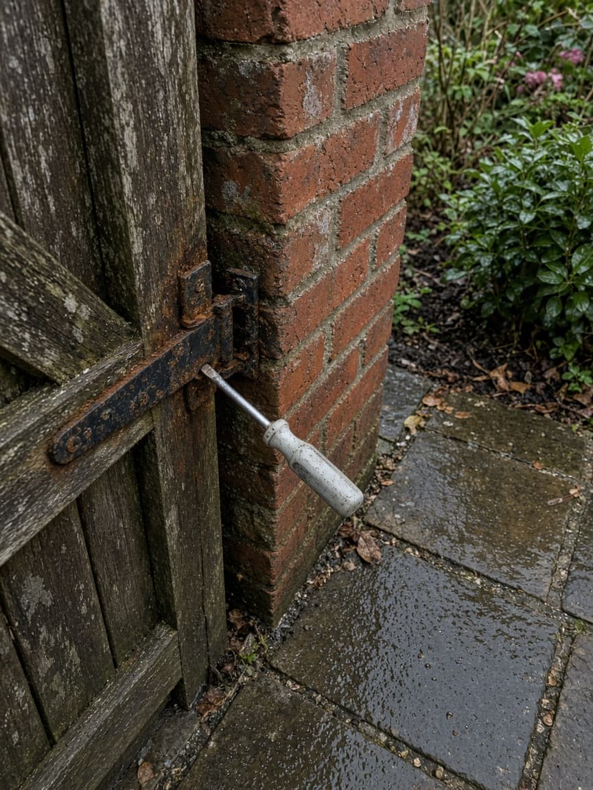 Gate hinge